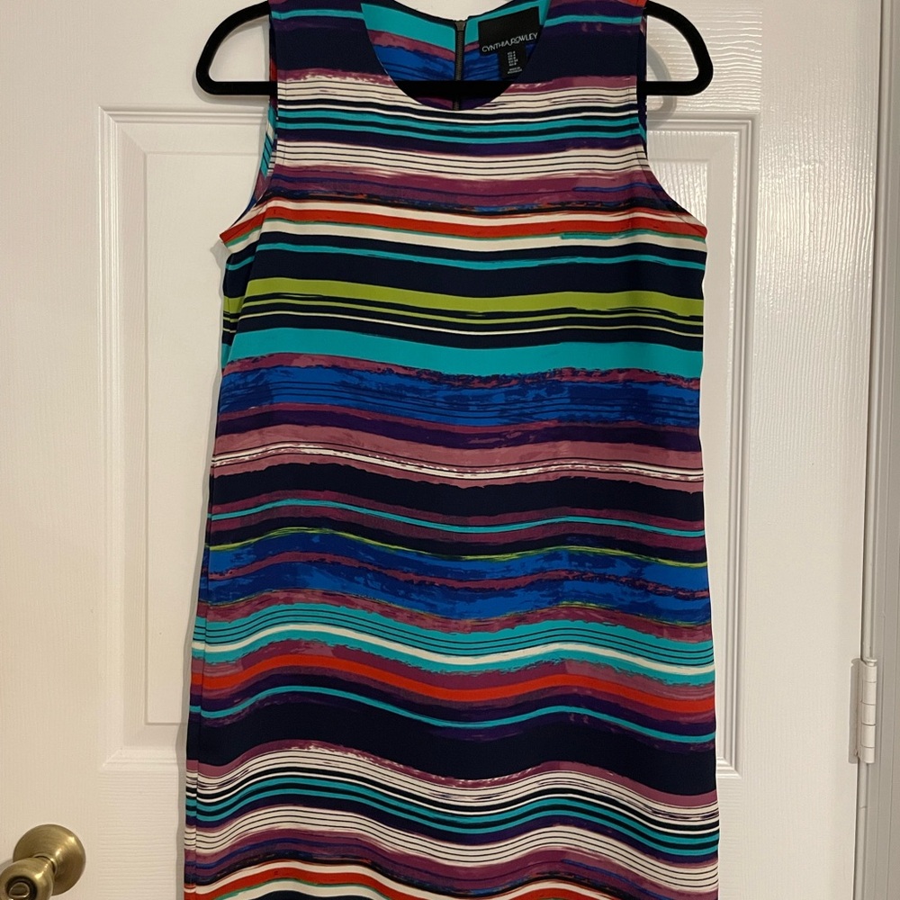 Cynthia Rowley Multicolor Striped Mini Dress